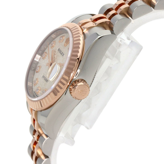 ROLEX ロレックス 179171G デイトジャスト 10P ダイヤモンド 腕時計