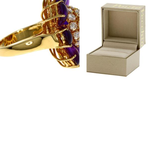 ポンテヴェキオ Ponte Vecchio ファイアオパール デザインリング YG  