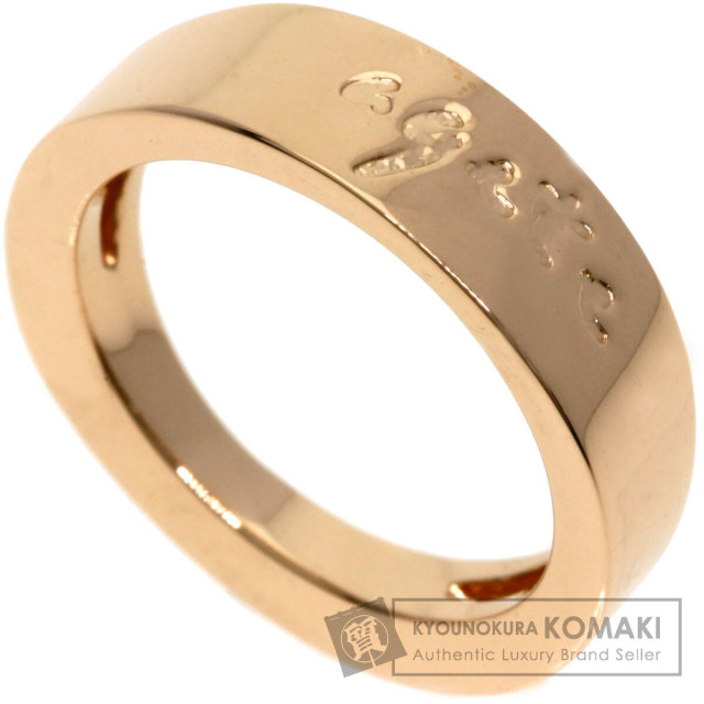 agete アガット ロゴ リング・指輪 K18ピンクゴールド レディース 