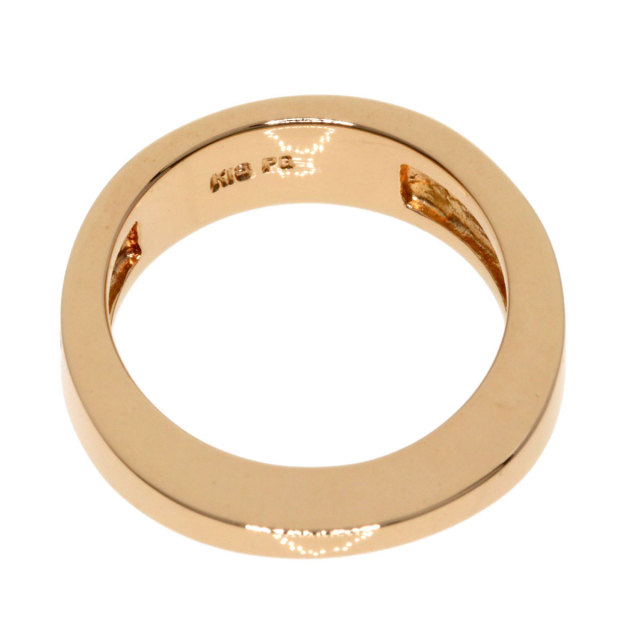 agete アガット ロゴ リング・指輪 K18ピンクゴールド レディース 