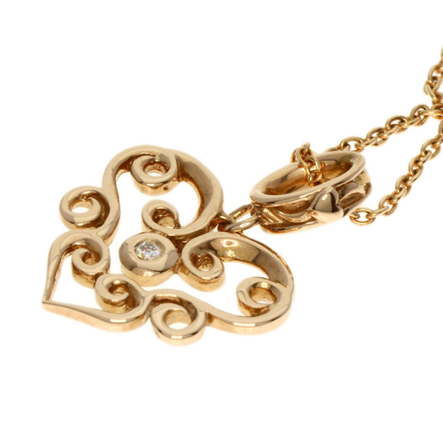 STAR JEWELRY スタージュエリー ダイヤモンド ネックレス K18ピンク 