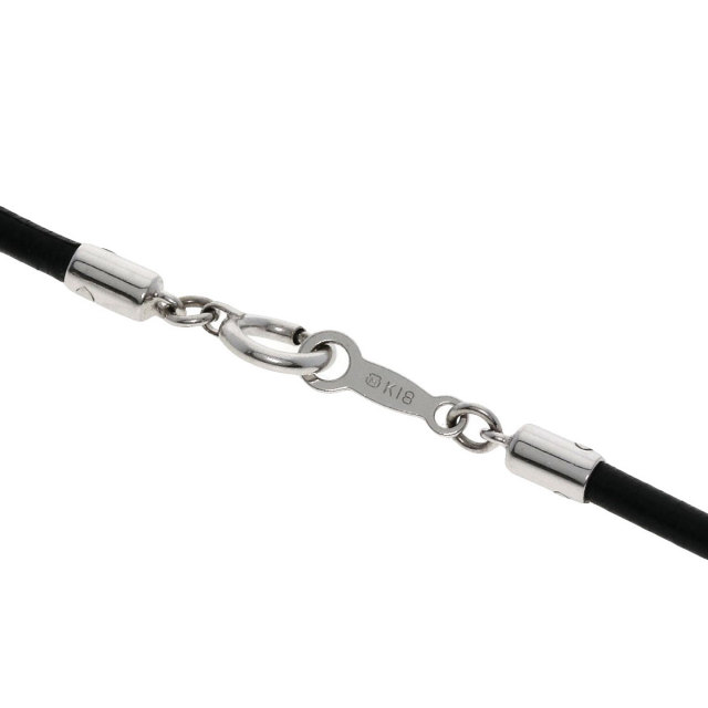 MIKIMOTO ミキモト 珊瑚 サンゴ モチーフ ネックレス K18ホワイト  