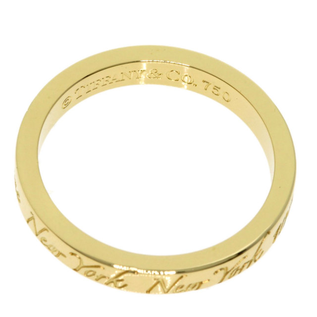 TIFFANY&Co. ティファニー Fifth Avenue New York ノーツナロー リング 