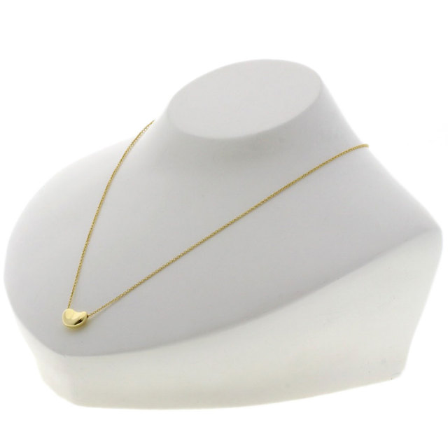 TIFFANY & CO. ティファニー ネックレス K18YG - 4800724L0022 TIFFANY&Co. ティファニー ビーン ネックレス K18イエロー