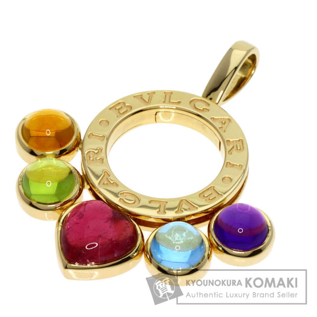BVLGARI ブルガリ アレグラ マルチカラー ペンダントトップ K18 
