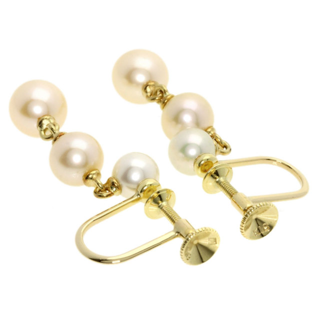 MIKIMOTO ミキモト ペルリータ ミキモト パール 真珠 イヤリング K18 