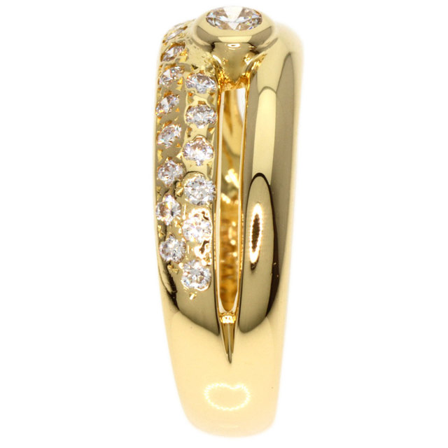 専用ミキモト18金ダイヤモンドリング MIKIMOTO ミキモト ダイヤモンド リング・指輪 K18イエロー