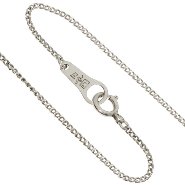 ブラックパール 真珠 ネックレス プラチナ/PT850 6.2g レディース