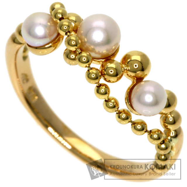 4℃ ヨンドシー パール 真珠 リング・指輪 K18イエローゴールド  
