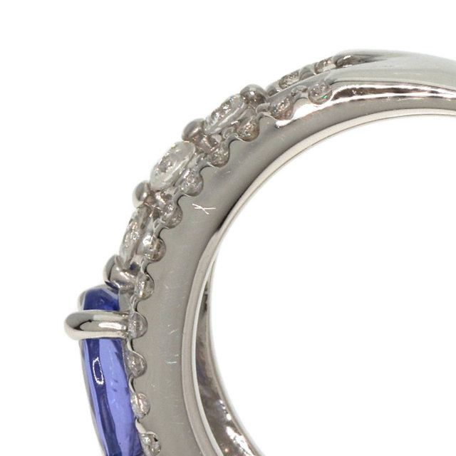 0.82ct タンザナイト ダイヤモンド リング・指輪 プラチナPT900 5.6g  