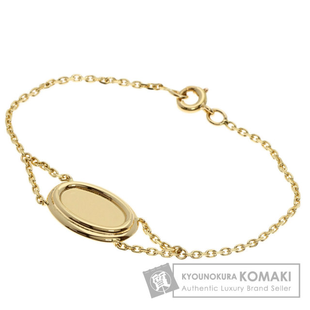 カルティエ ブレスレット ベニュワール オーバルプレート