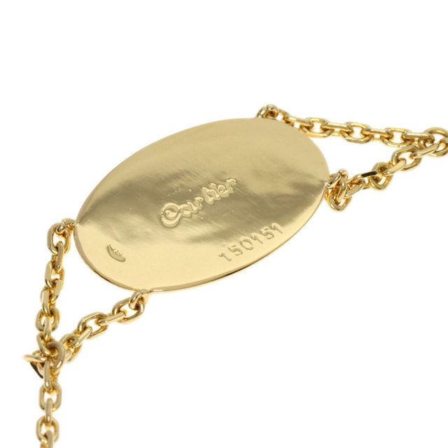 カルティエ ブレスレット ベニュワール オーバルプレート