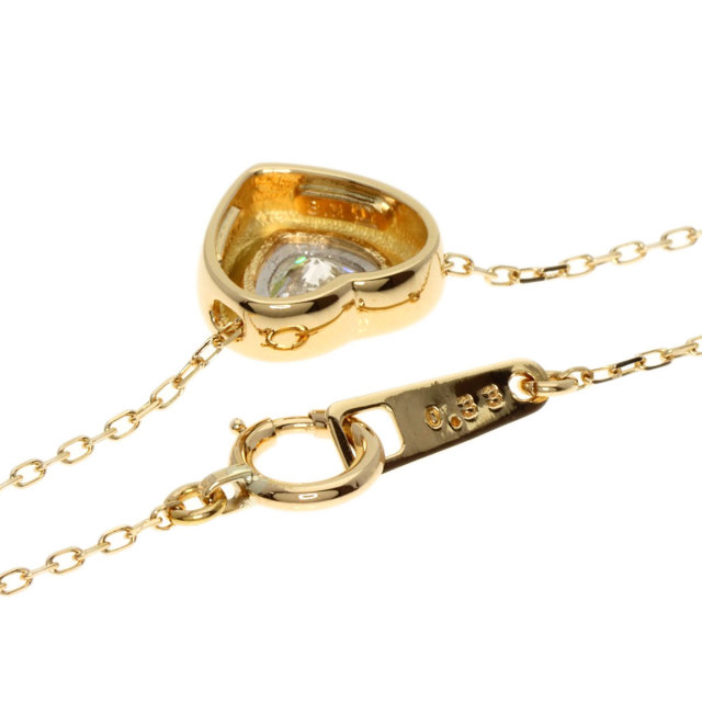 TASAKI タサキ ハート ダイヤモンド ネックレス K18イエローゴールド 