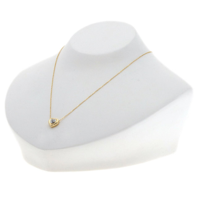 TASAKI タサキ ハート ダイヤモンド ネックレス K18イエローゴールド  