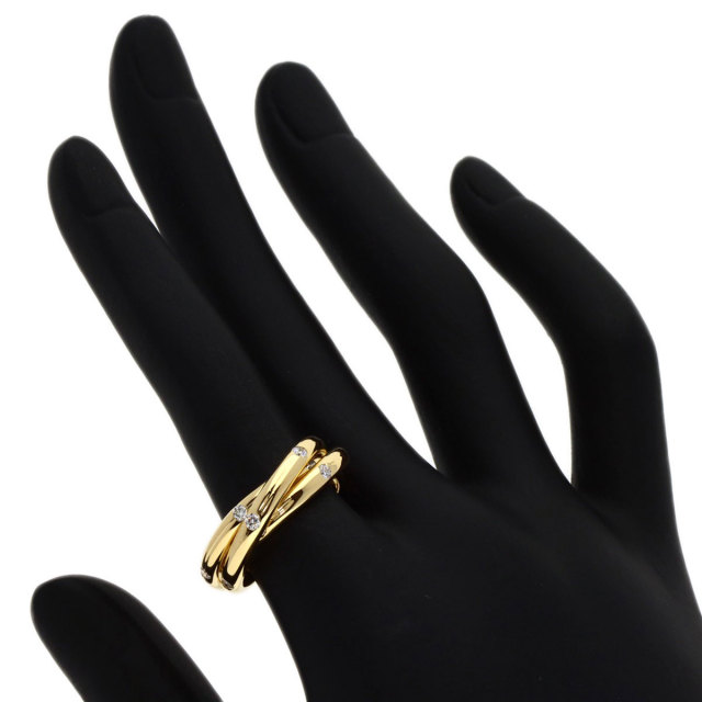 TIFFANY&Co. ティファニー ドッツリング 3連 ダイヤモンド リング 