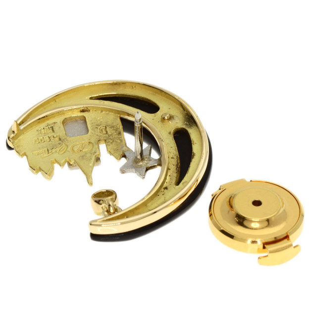 K18WGダイヤモンド ピンブローチ ピストルモチーフ 目まぐるし 