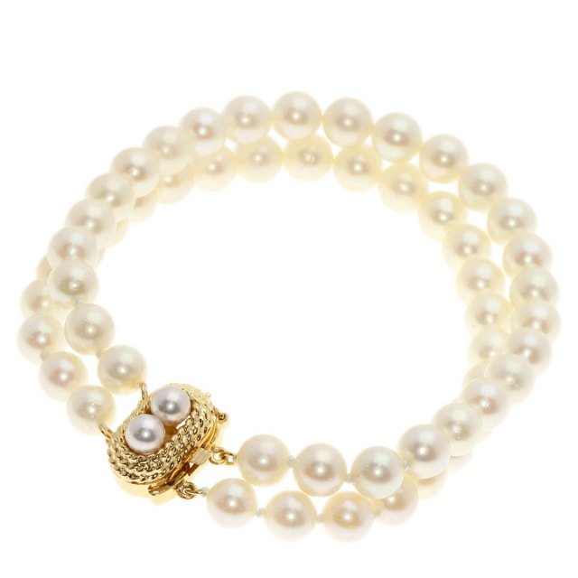 美品『USED』 整える TASAKI タサキ ブレスレット K18/パール ゴールド  