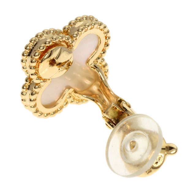 ヴァンクリーフ＆アーペル イヤリング ヴィンテージ アルハンブラ マザーオブパール 片方のみ