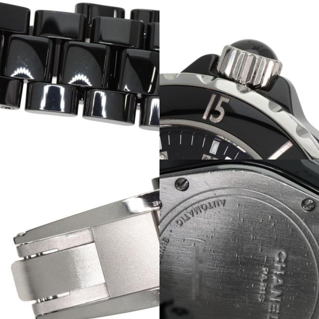 シャネル 腕時計 J12 38mm 12P・センター ダイヤモンド