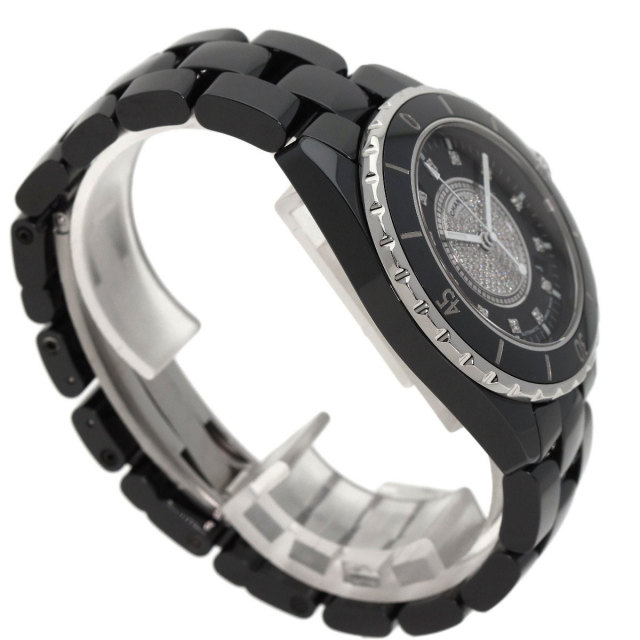 シャネル 腕時計 J12 38mm 12P・センター ダイヤモンド