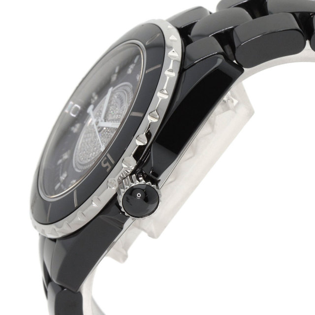 シャネル 腕時計 J12 38mm 12P・センター ダイヤモンド