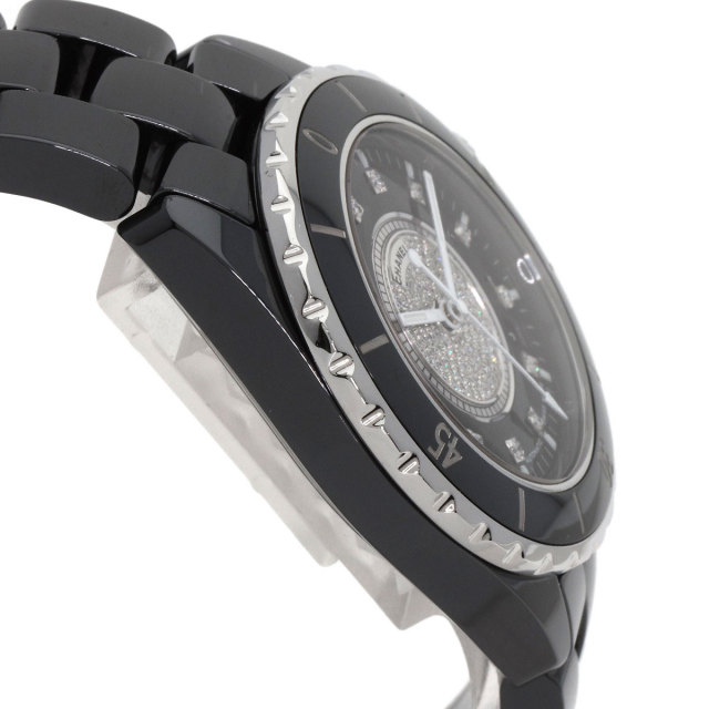 シャネル 腕時計 J12 38mm 12P・センター ダイヤモンド