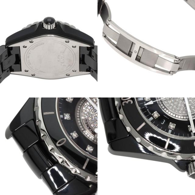 シャネル 腕時計 J12 38mm 12P・センター ダイヤモンド
