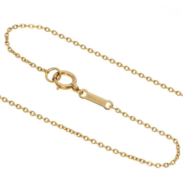 TIFFANY&Co. ティファニー ビーン ダイヤモンド ネックレス K18  