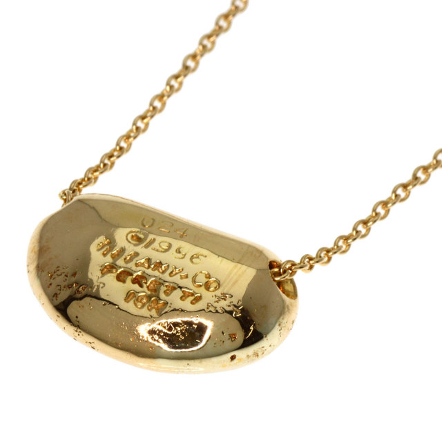 TIFFANY&Co. ティファニー ビーン ダイヤモンド ネックレス K18  