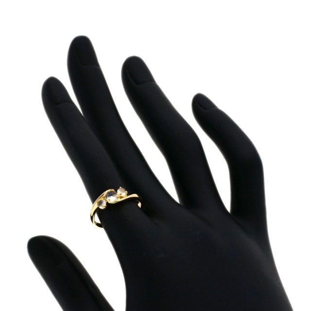 4℃ ヨンドシー ムーンストーン リング・指輪 K18ピンクゴールド レディース 