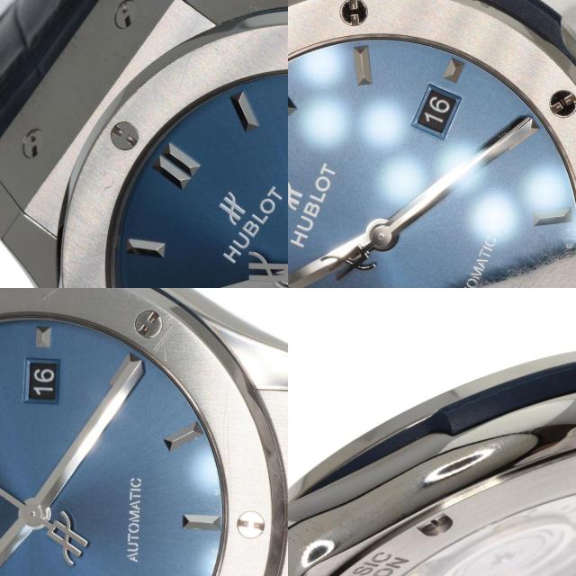 ウブロ 腕時計 クラシックフュージョン  チタニウム ブルー