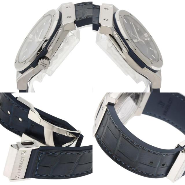 ウブロ 腕時計 クラシックフュージョン  チタニウム ブルー