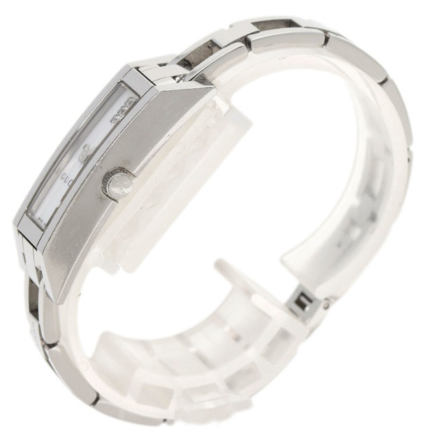 GUCCI グッチ 110 スクエアフェイス 3P ダイヤモンド 腕時計  