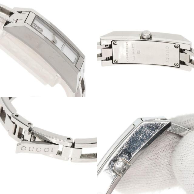 GUCCI グッチ 110 スクエアフェイス 3P ダイヤモンド 腕時計  