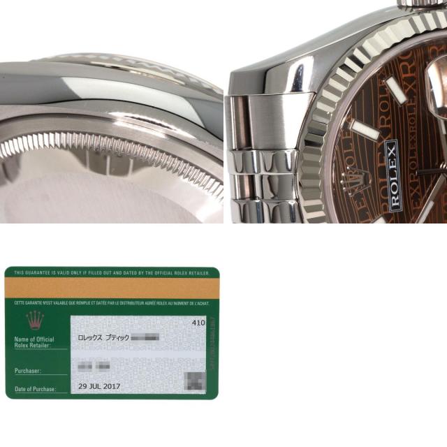 ROLEX ロレックス 116234 デイトジャスト 36 ブラウンウェーブ
