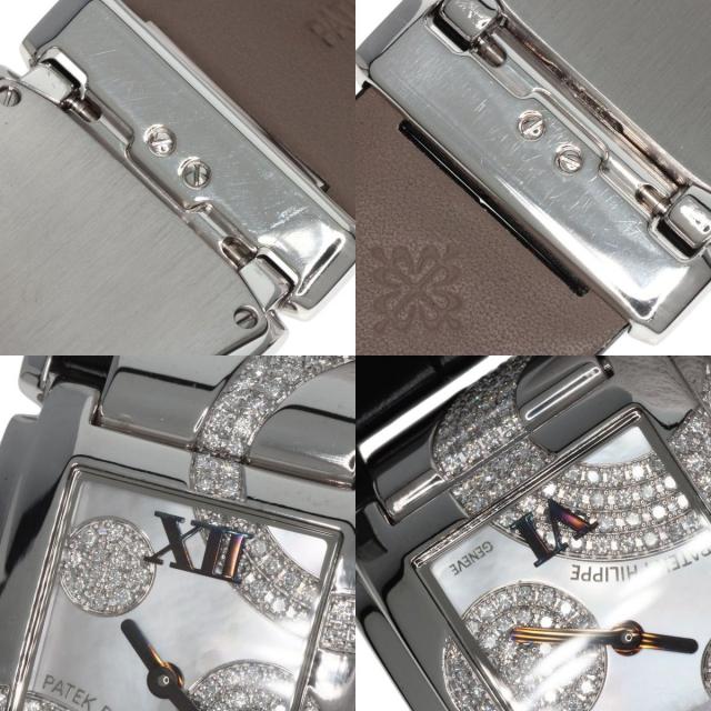 PATEK PHILIPPE パテックフィリップ 4914G Twenty-4 ダイヤモンド 腕時計 K18WG クロコダイル レディース [中古] PATEK PHILIPPE パテックフィリップ 4914G Twenty-4 ダイヤモンド