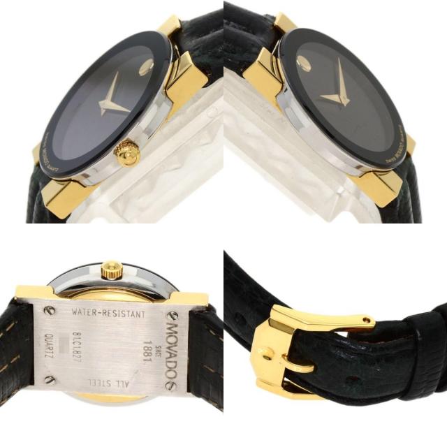 Movado モバード 81.C1.827 ラウンドフェイス 腕時計 ステンレス