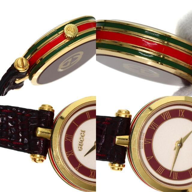 GUCCI グッチ シェリーライン 腕時計 GP/リザード レディース 