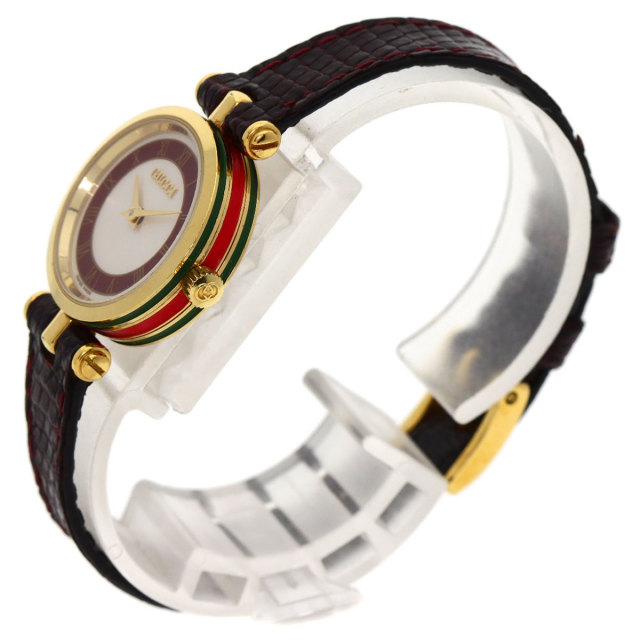 GUCCI グッチ シェリーライン 腕時計 GP/リザード レディース 
