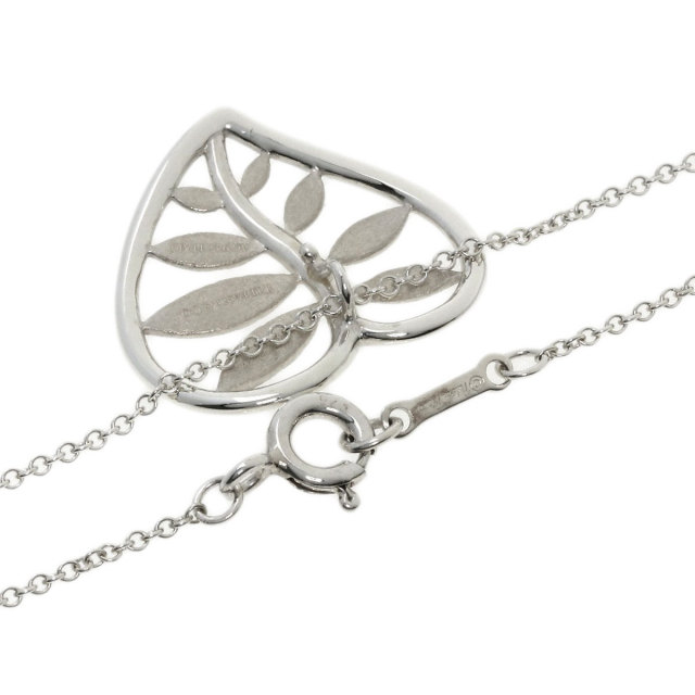 TIFFANY&Co. ティファニー リーフ ネックレス シルバー レディース
