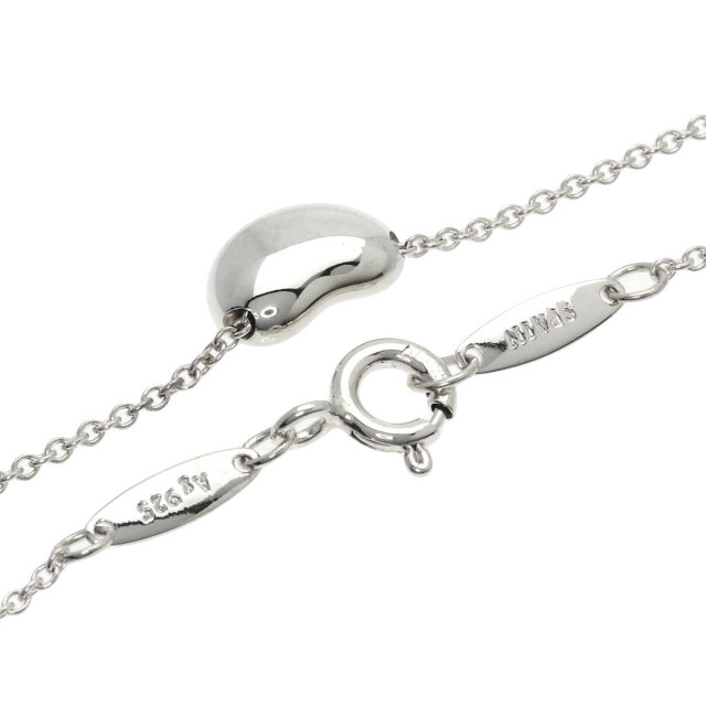 TIFFANY&Co. ティファニー ミニ ビーン ネックレス シルバー レディース