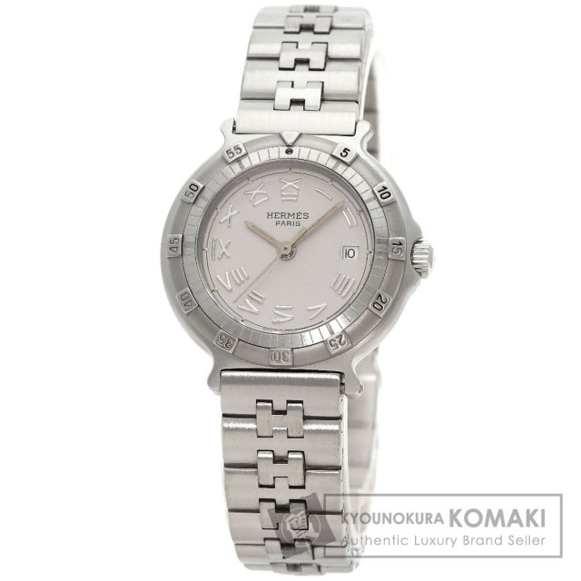 HERMES エルメス キャプテンニモ 腕時計 ステンレススチール/SS  