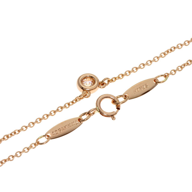 TIFFANY&Co. ティファニー バイザヤード ダイヤモンド ネックレス K18 