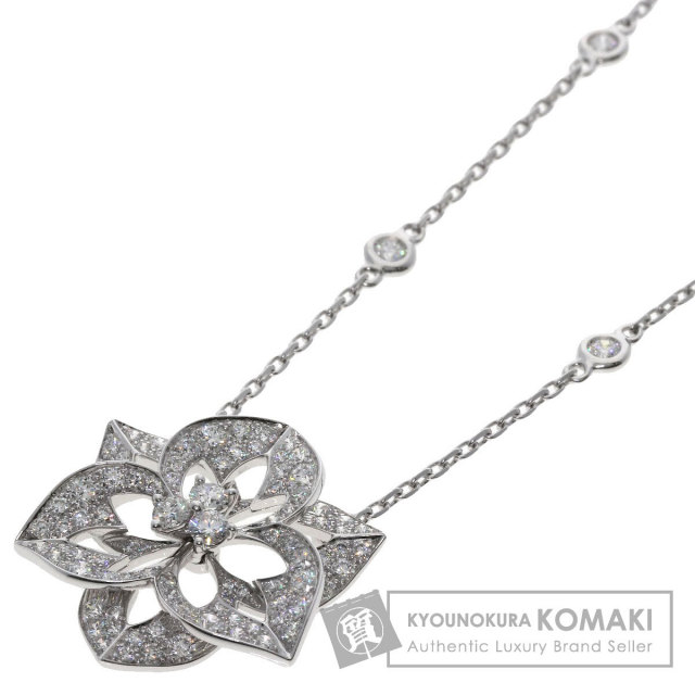 ブシュロン パンセ ドゥ ディアマン ダイヤ ネックレス 750WG【22485