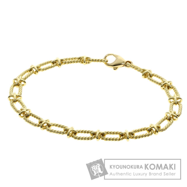 TIFFANY&Co. ティファニー ヴィンテージ ブレスレット K14イエロー  
