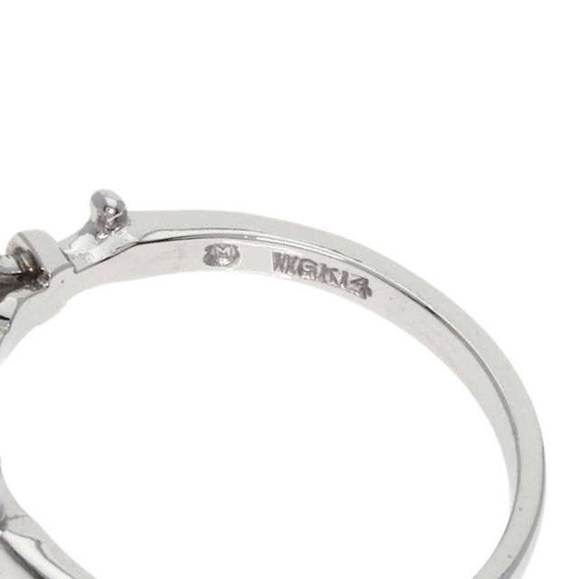 MIKIMOTO ミキモト パール 真珠 リング・指輪 K14ホワイトゴールド 