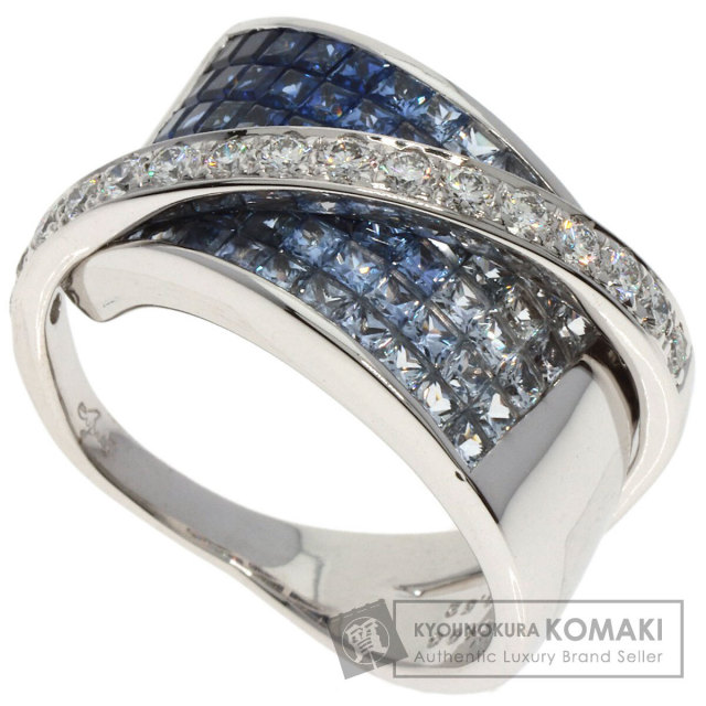 Jeunet ジュネ サファイア ダイヤモンド リング・指輪 K18ホワイト  