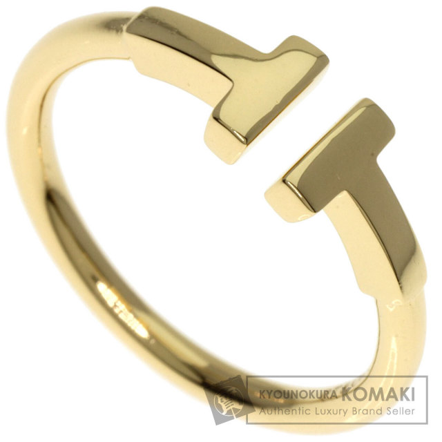 クリスマス特集2025 TIFFANY&Co. ティファニー Tワイヤー リング・指輪 K18イエロー アクセサリー
