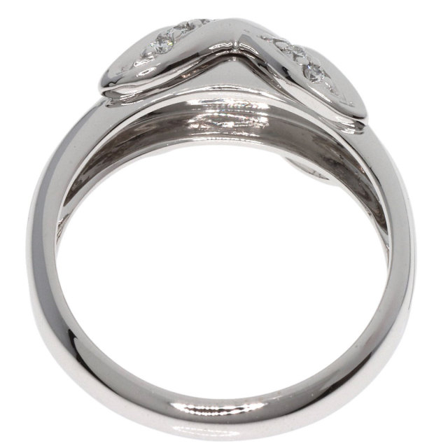 ティファニー すりきり シグネチャー ダイヤ リング 約12号 K18  