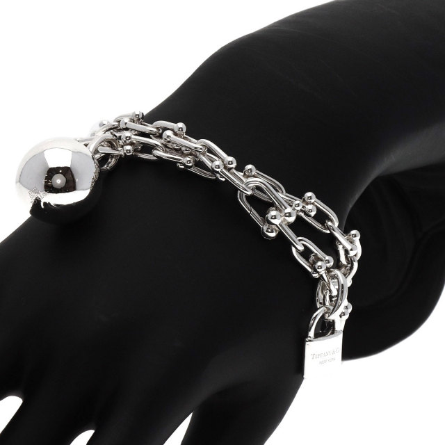 TIFFANY&Co. ティファニー ハードウェア スモールラップ ブレスレット 